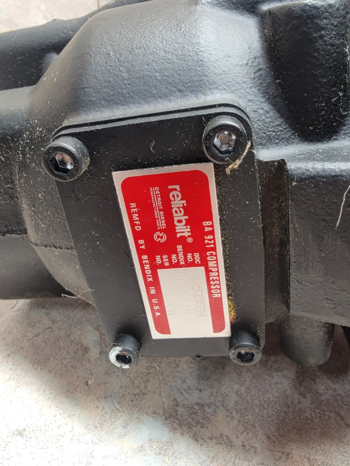 Bendix T-5010119 Air Compressor BA-921