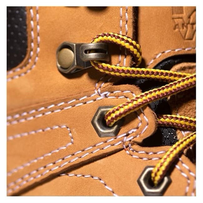 Men's Timberland PRO 6" TiTAN EV Waterproof Boots WHEAT TAN COMPOSITE TOE WORK
