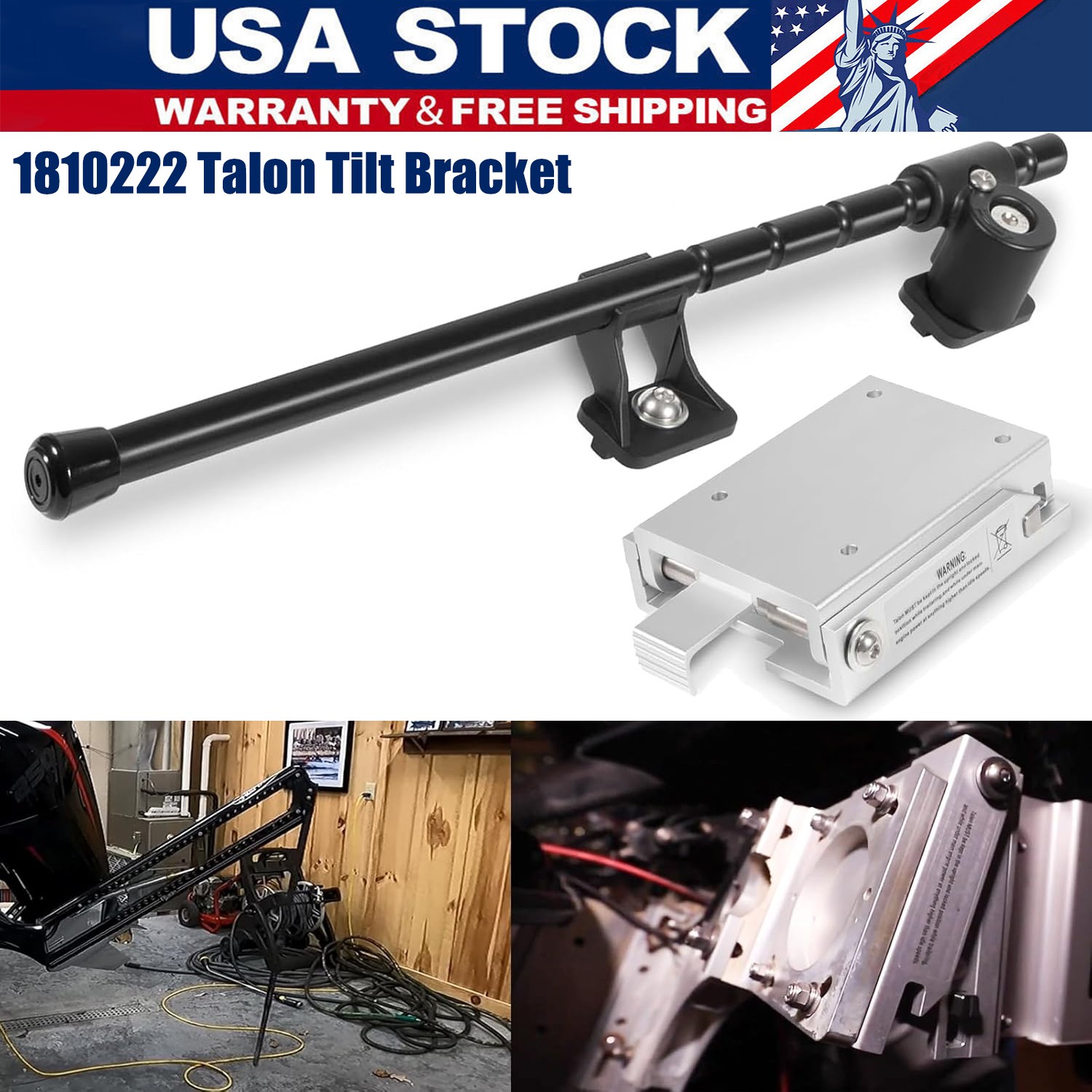 1810222 Talon Tilt Bracket for Minn Kota Shallow Water Anchor Model (10' & 12')