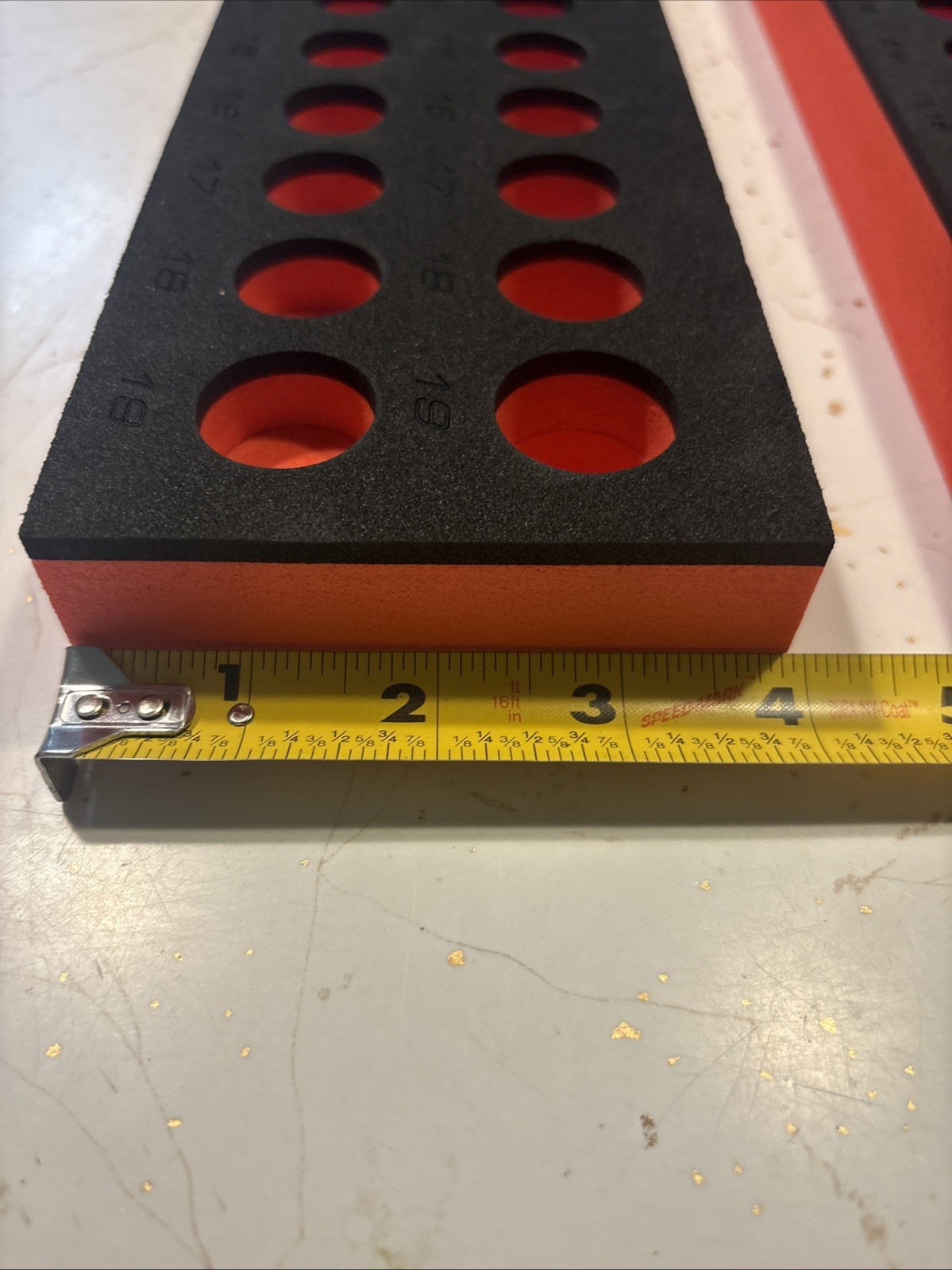 ICON 3/8” Socket Organizer Foam Tray Inserts - Metric/SAE, Deep & Shallow