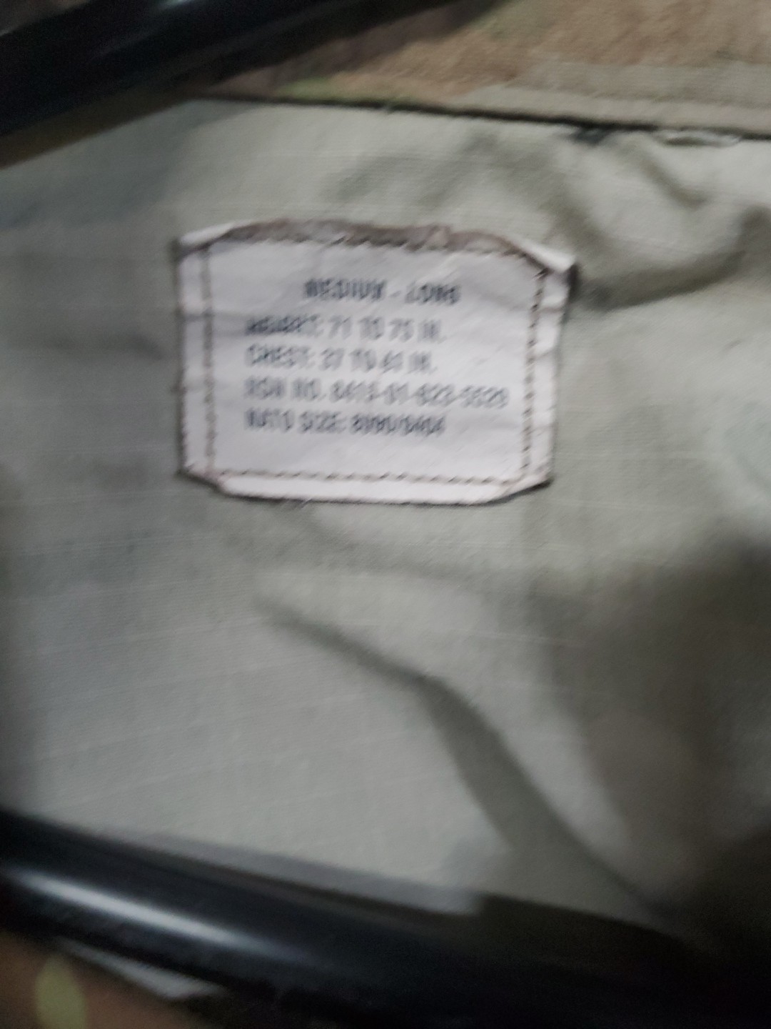 Bin# Medium Long USGI Scorpion W2 OCP Combat Uniform top jacket 50/50