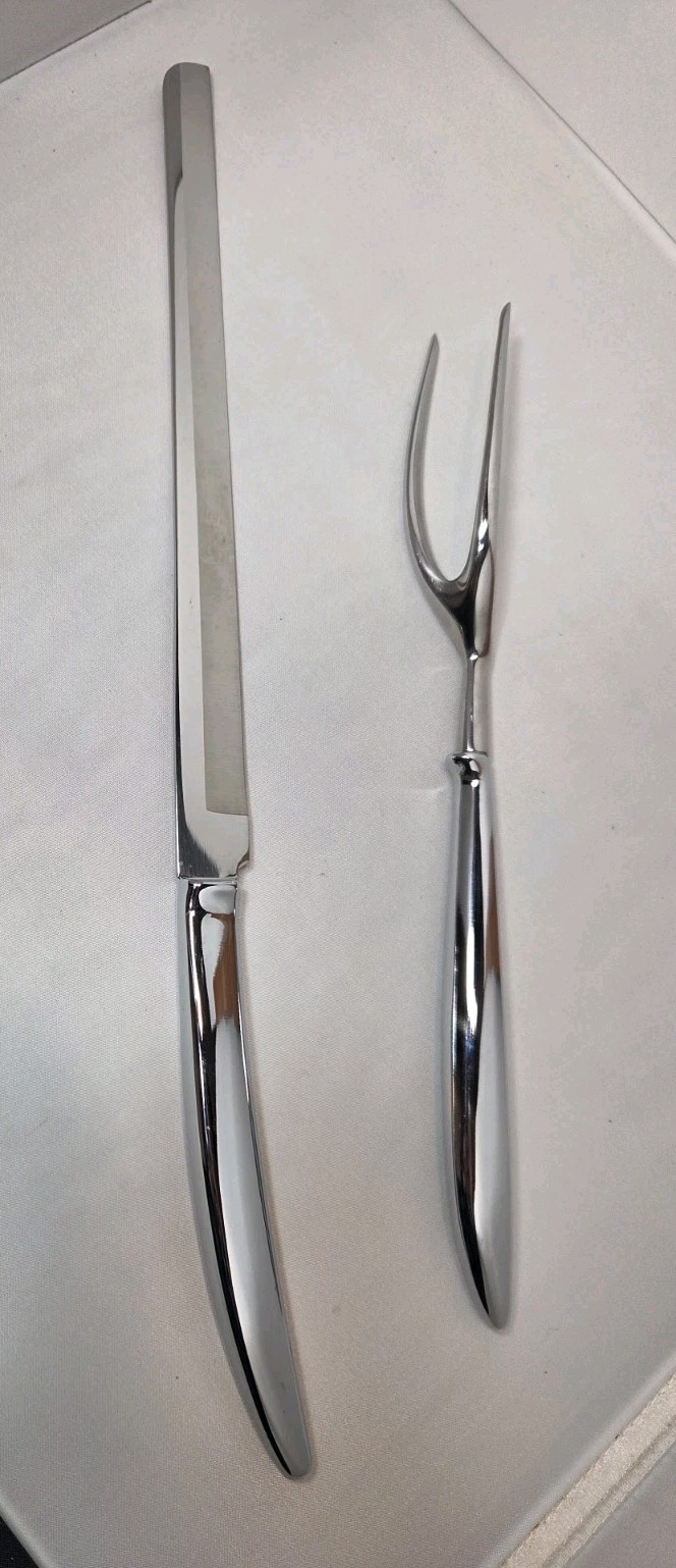 Chas. D. Briddel Inc. Steelsmiths Carvel Hall MCM Wall Hanging Carving Set