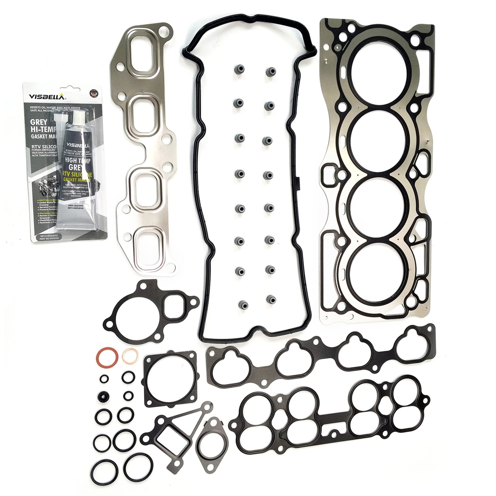 Cylinder Head Gasket Set for Nissan Altima Sentra 2002-2006 2.5L QR25DE HS54444