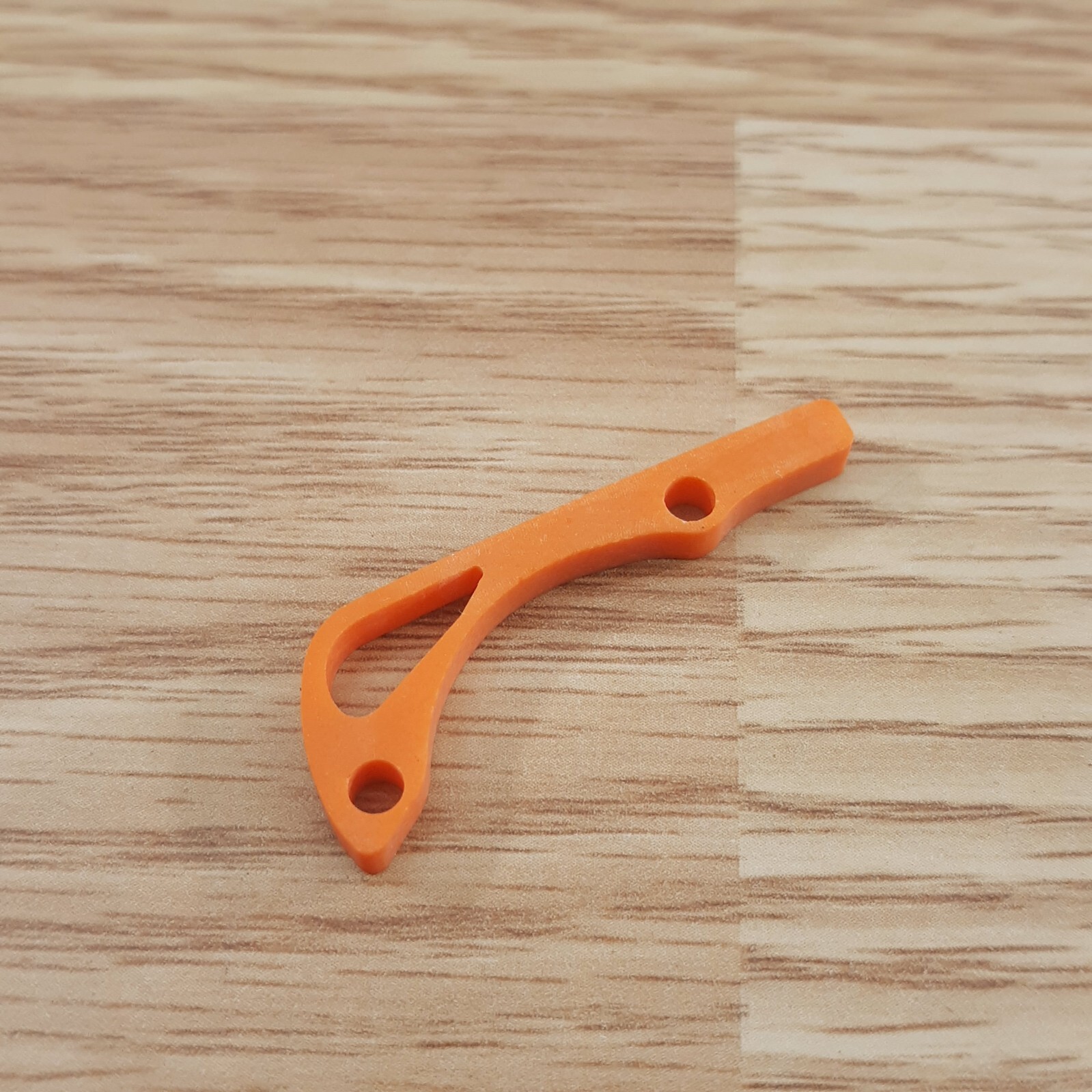 Flytanium Orange G-10 Backspacer Made for the Benchmade Mini Bugout Knife Matte