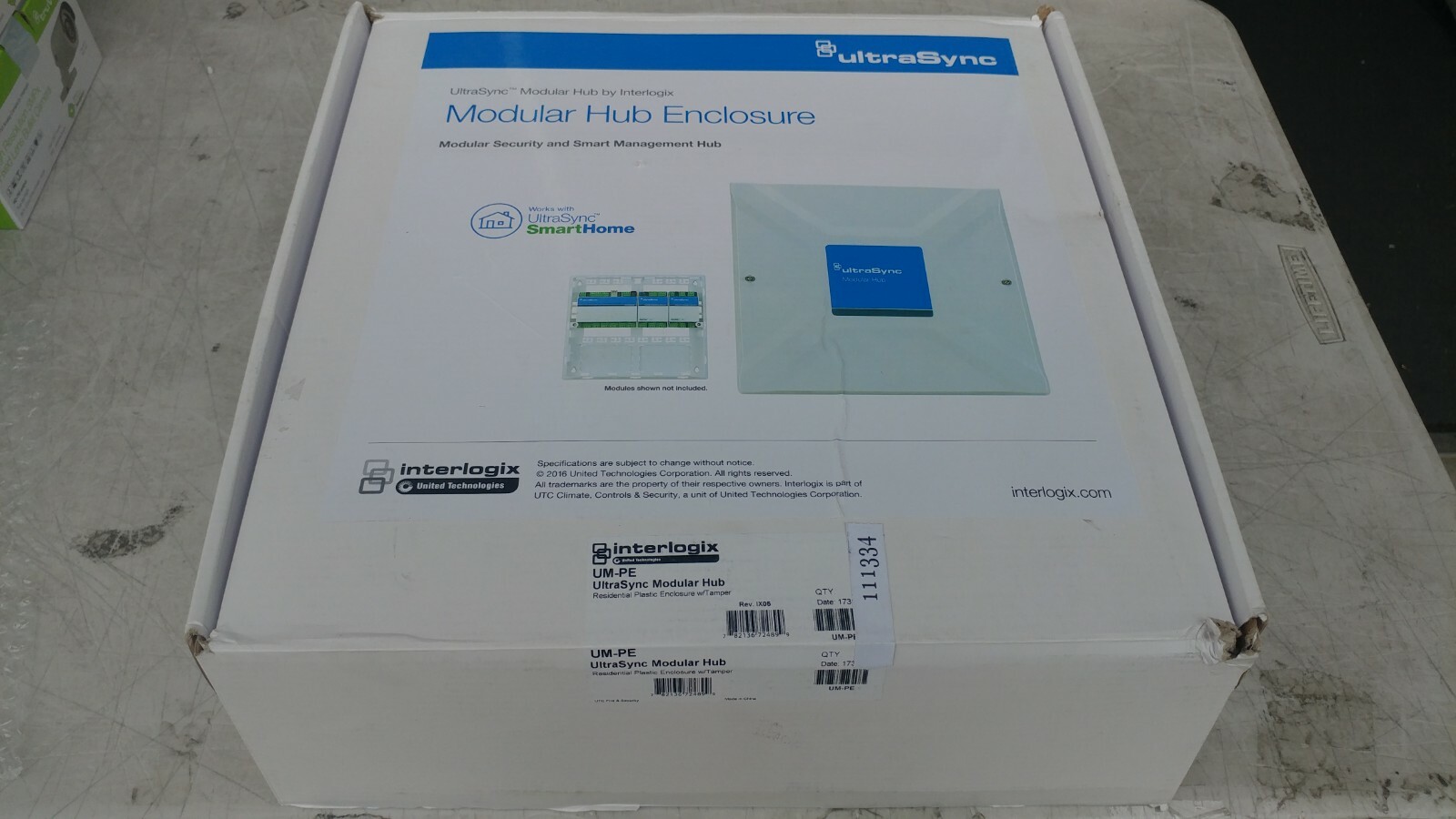 Interlogix UM-PE UltraSync Modular Hub Plastic Enclosure w/Tamper  ~ Brand New ~