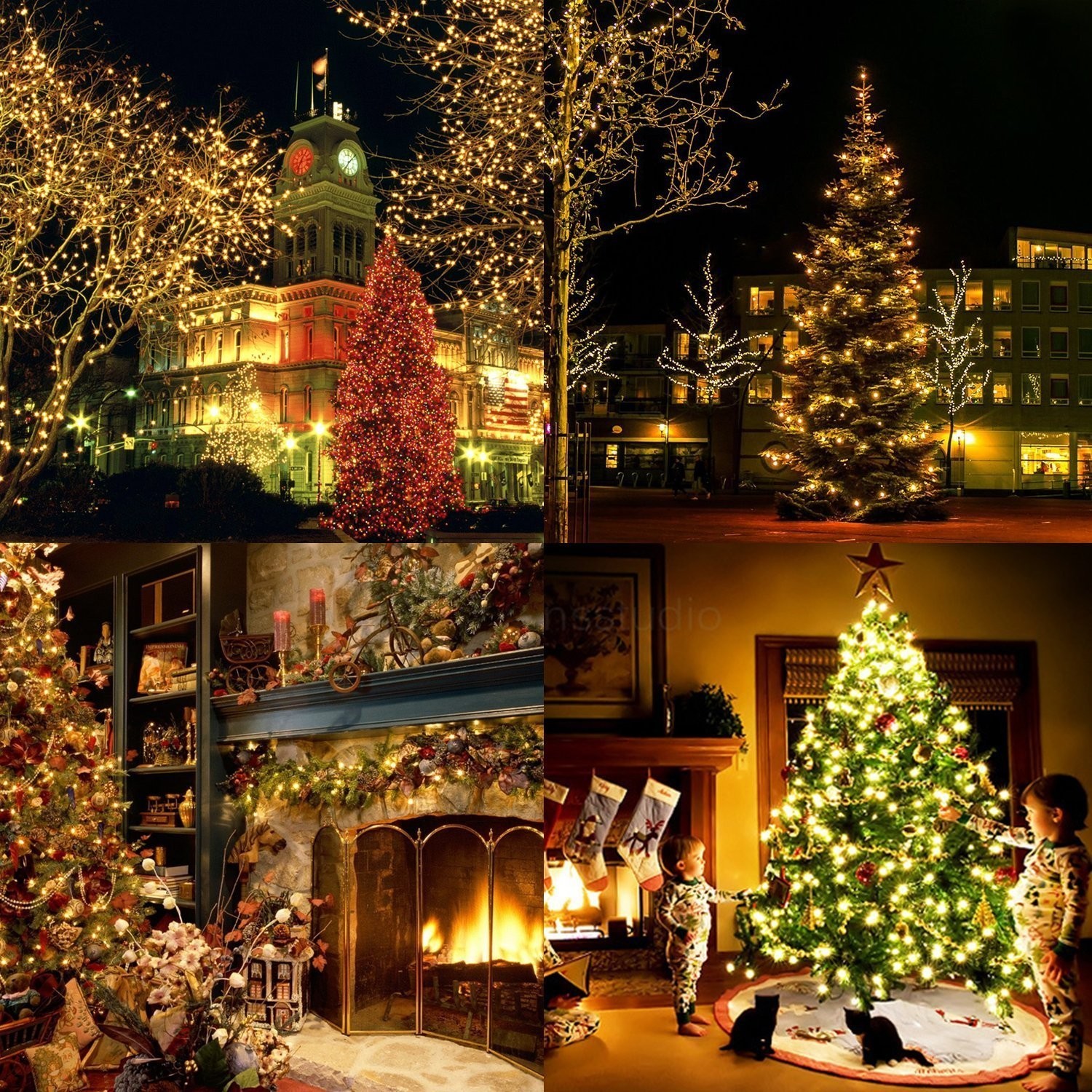 Fairy Lights Outdoor String Lights 33ft 100 LED with Memory Modes Controller,...