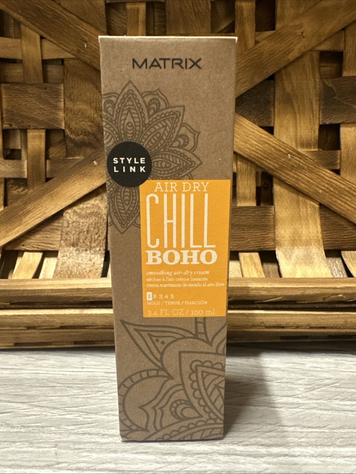 New! MATRIX Stvle Link Chill BOHO Smoothing Air-Dry Cream Size 3.4 oz