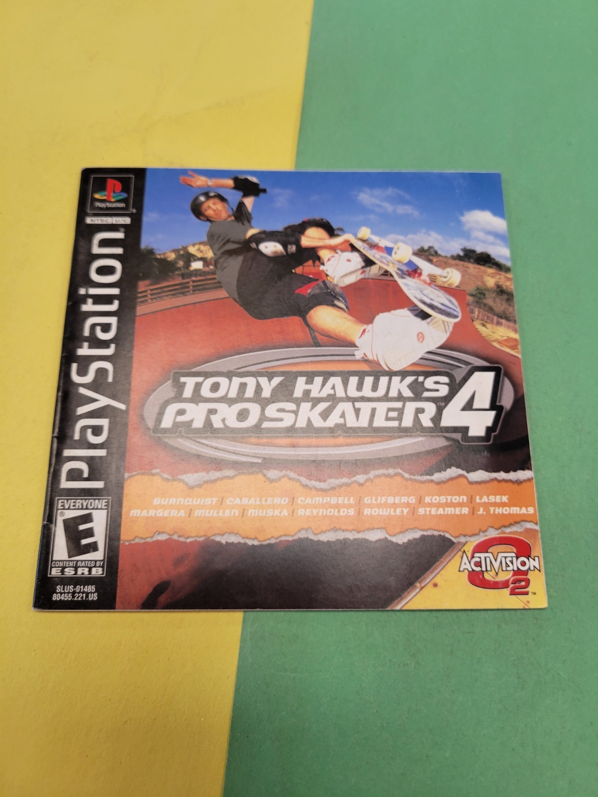 Playstation Game Manual  "Pro Skater 4"