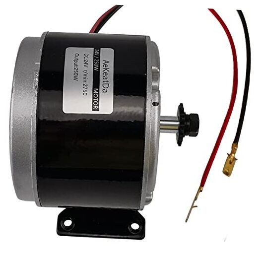 24V Permanent Magnet Electric Motor Generator 250W Small Brushed Permanent