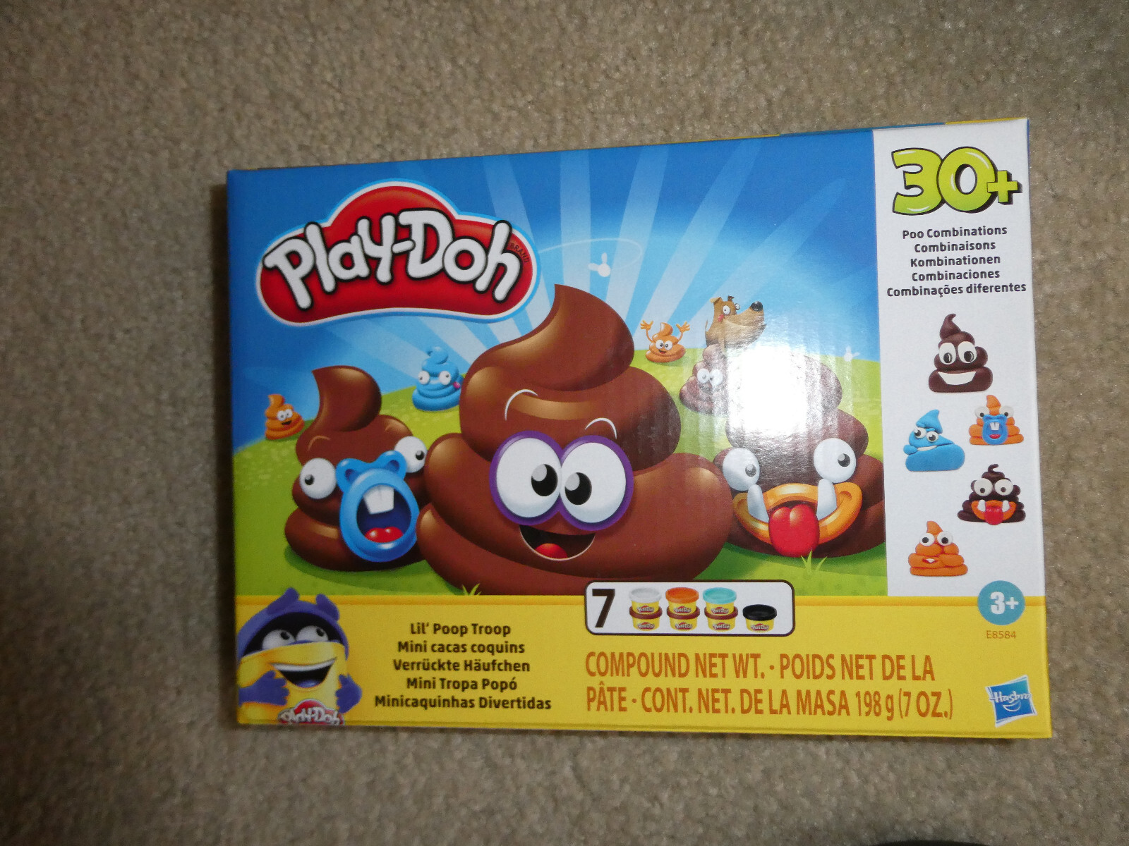 RARE 2019 Play-Doh Lil' Poop Troop Set E8584