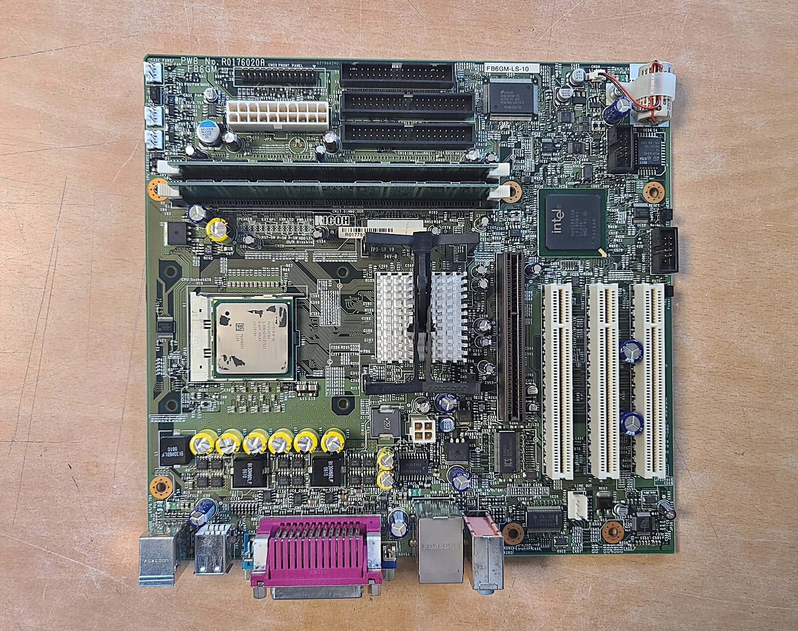 RICOH PC Main Board FB6GM-LS-10 R0176020A