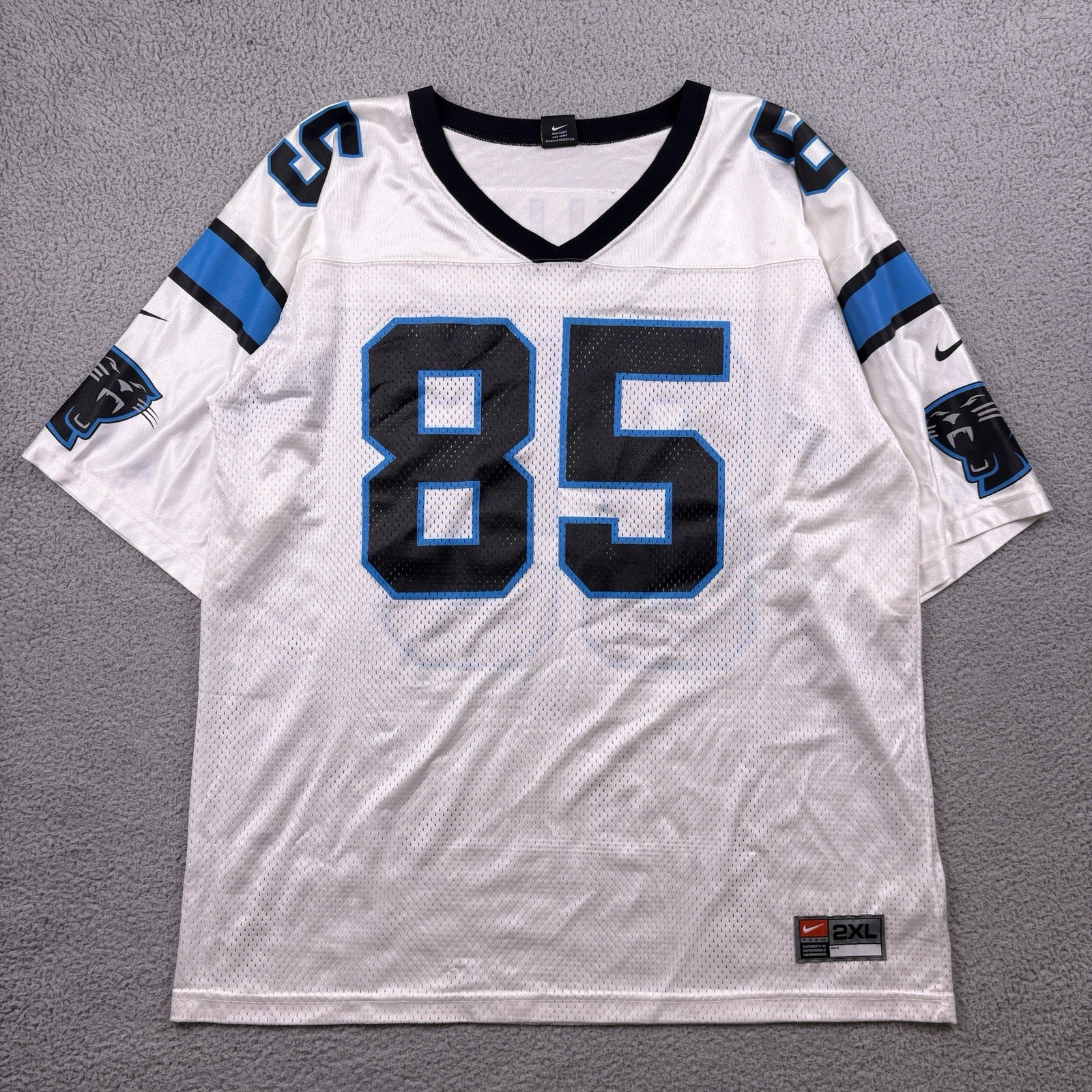 VTG Carolina Panthers Jersey Mens 2XL Wesley Walls #85 Nike NFL Football USA