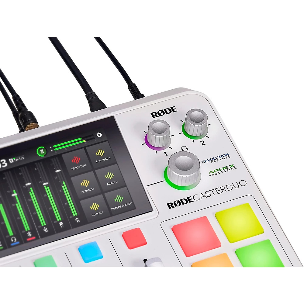 RODE RodeCaster Duo Streaming Mixer White