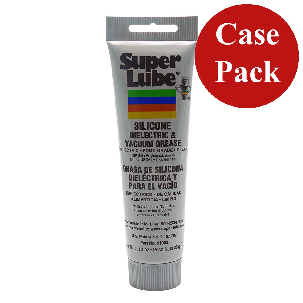 Super Lube Silicone Dielectric &Amp; Vacuum Grease - 3Oz Tube *Case Of 12  9100