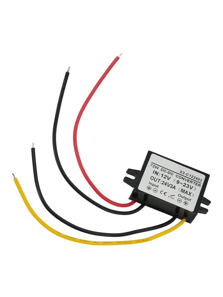 Efficient Step for Up DC Converter from 12 Volt to 24 Volt with Smart Chip
