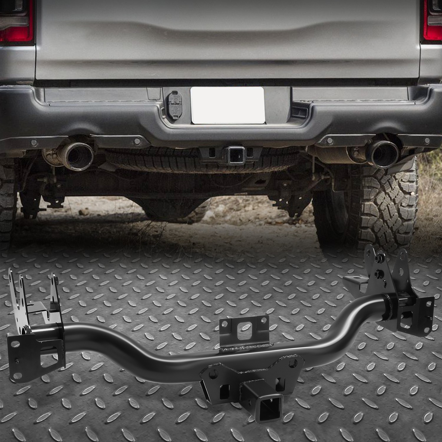 Class-4 2" Rear Bumper Trailer Tow Hitch Receiver for 19-26 Ram 1500 68240557AD