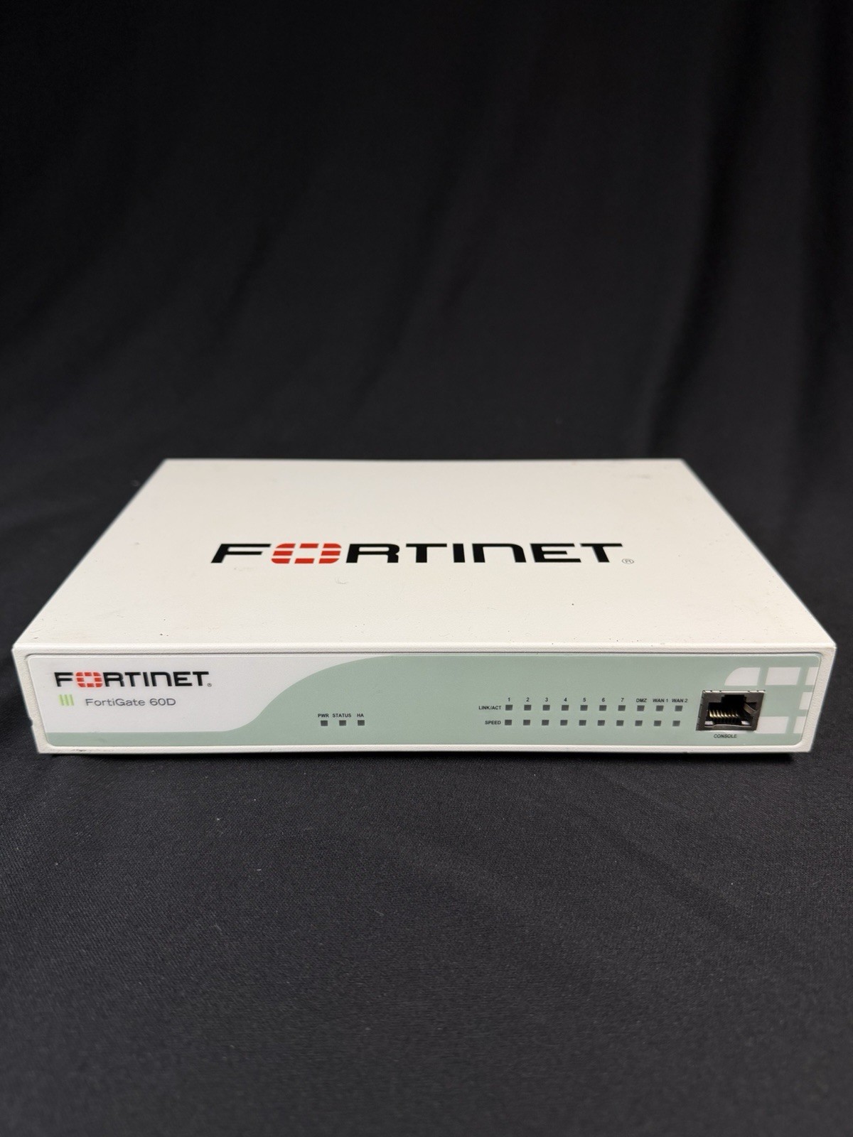 Fortinet Fortigate FG-60D Firewall Security Appliance / No Power Supply