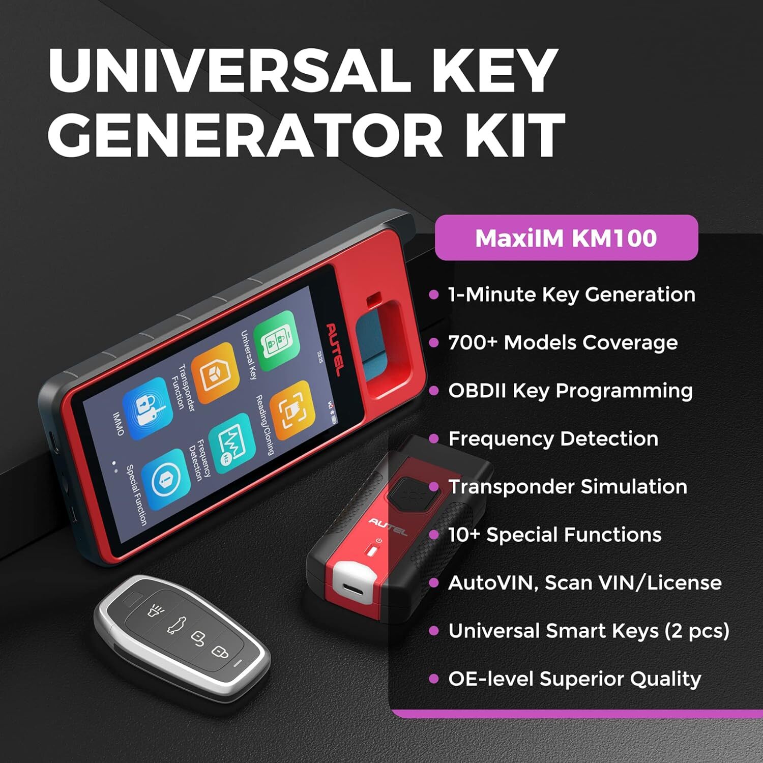 2026 Autel MaxiIM KM100 KM100X Key Fob Programming Tool Programmer Immobilizer