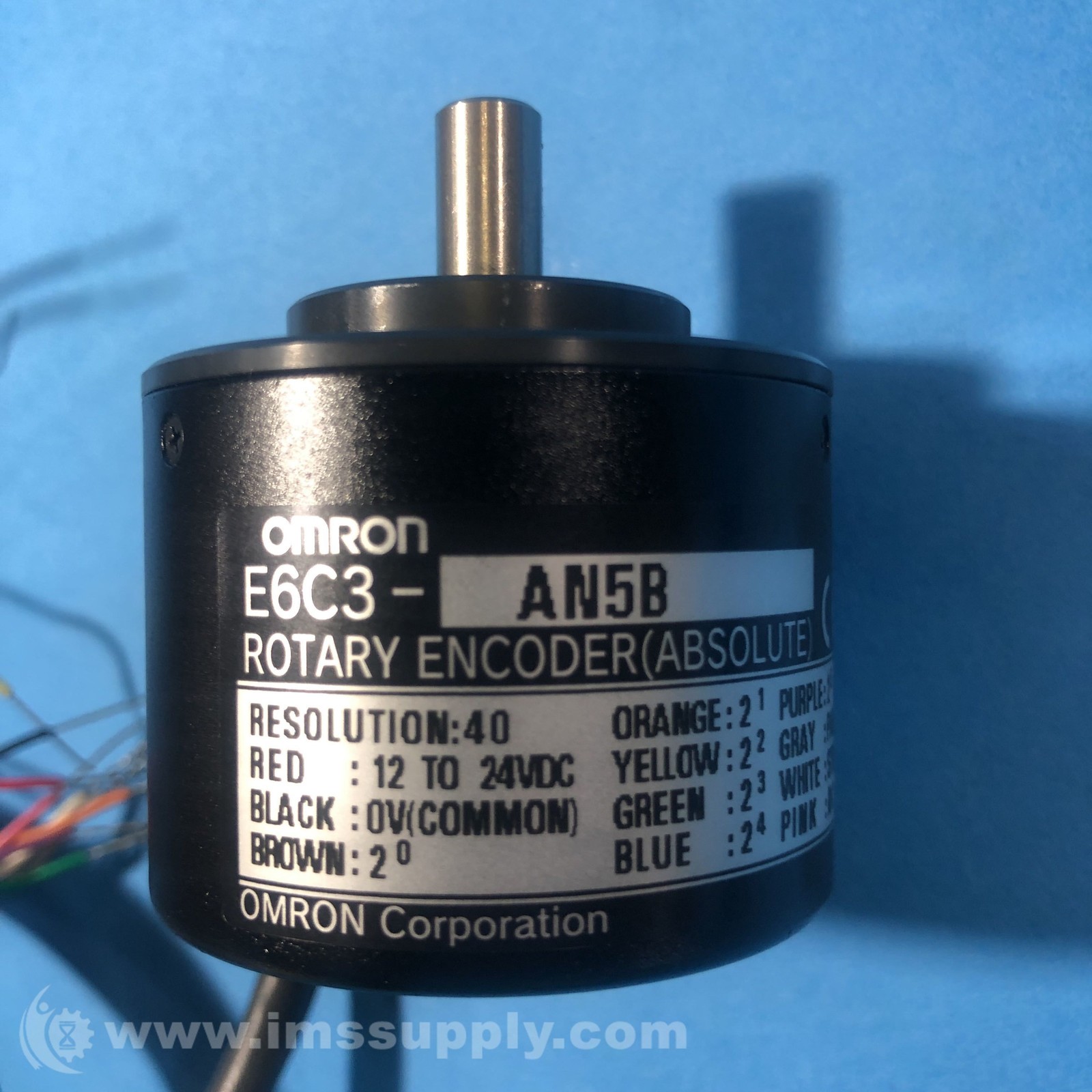 Omron Corporation E6C3-AN5B 40P/R 1M Rotary Encoder 12-24VDC FNOB