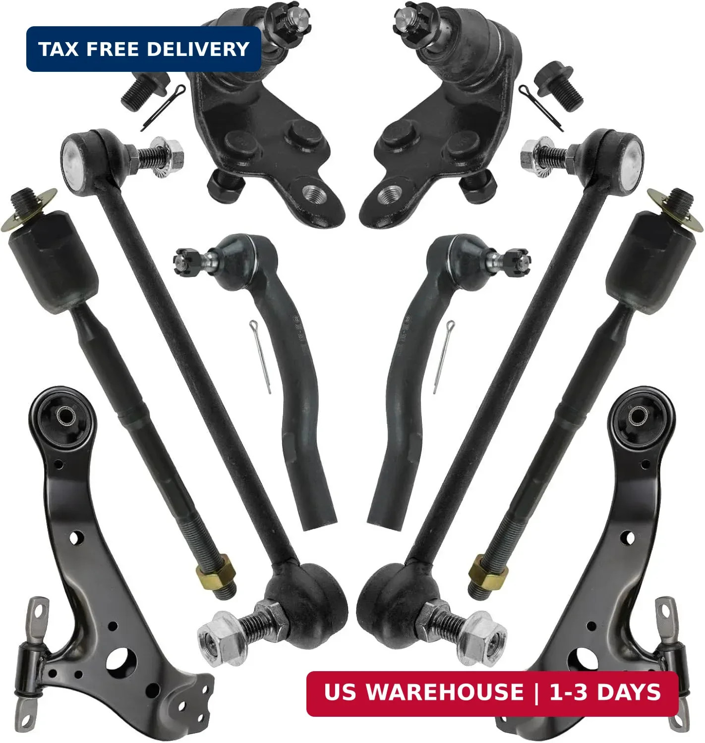 2005-2012 for Toyota Avalon Front Steering Suspension Kit – Compatible Replaceme