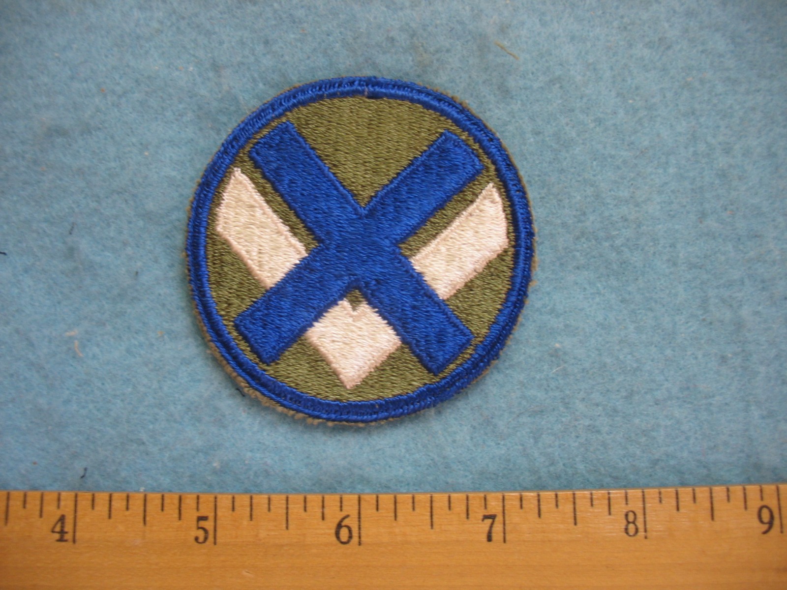 Original unused WWII US Army XV / 15th Corps shoulder patch