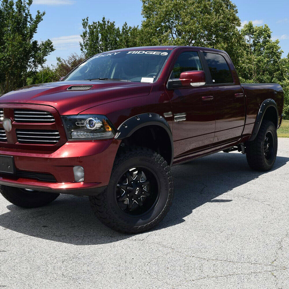 Fender Flares Extra Wide Body Wheel Protector Fit For 2009-18 Dodge Ram 1500