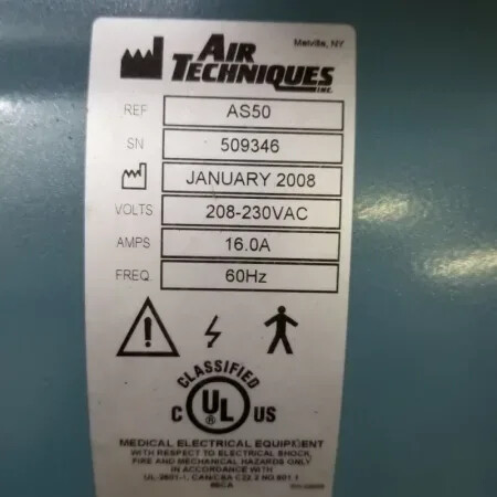 Air Techniques AirStar 50 Oilless 5-7 User Dental Compressor