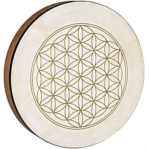 Meinl Sonic Energy 16" Hand Drum, Walnut Brown, Flower of Life Symbol