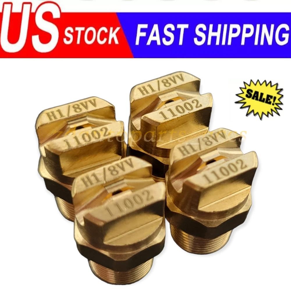 Carpet Cleaning Extractor 11002 Wand Jet Nozzle Brass 1/8" V-Jet (Set of 4)