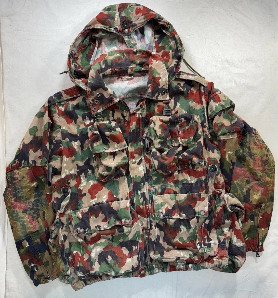 Swiss Army M70 Alpenflage Parka Military Surplus Jacket Men's Size 52
