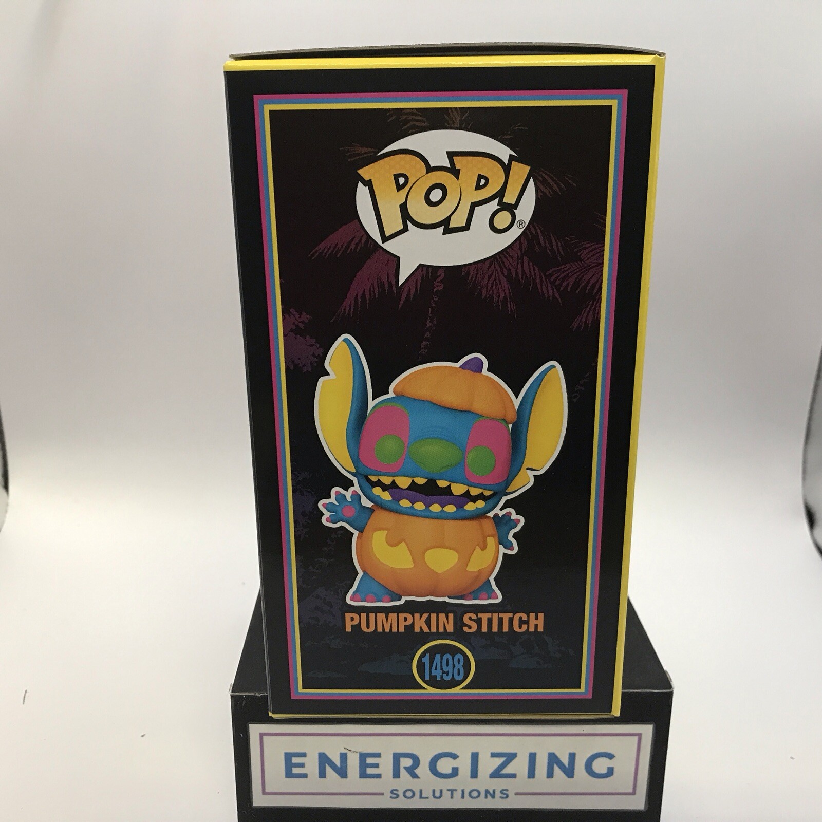 Funko Pop! Black Light Pumpkin Stitch (HotTopic Exclusive) #1498 w/protector