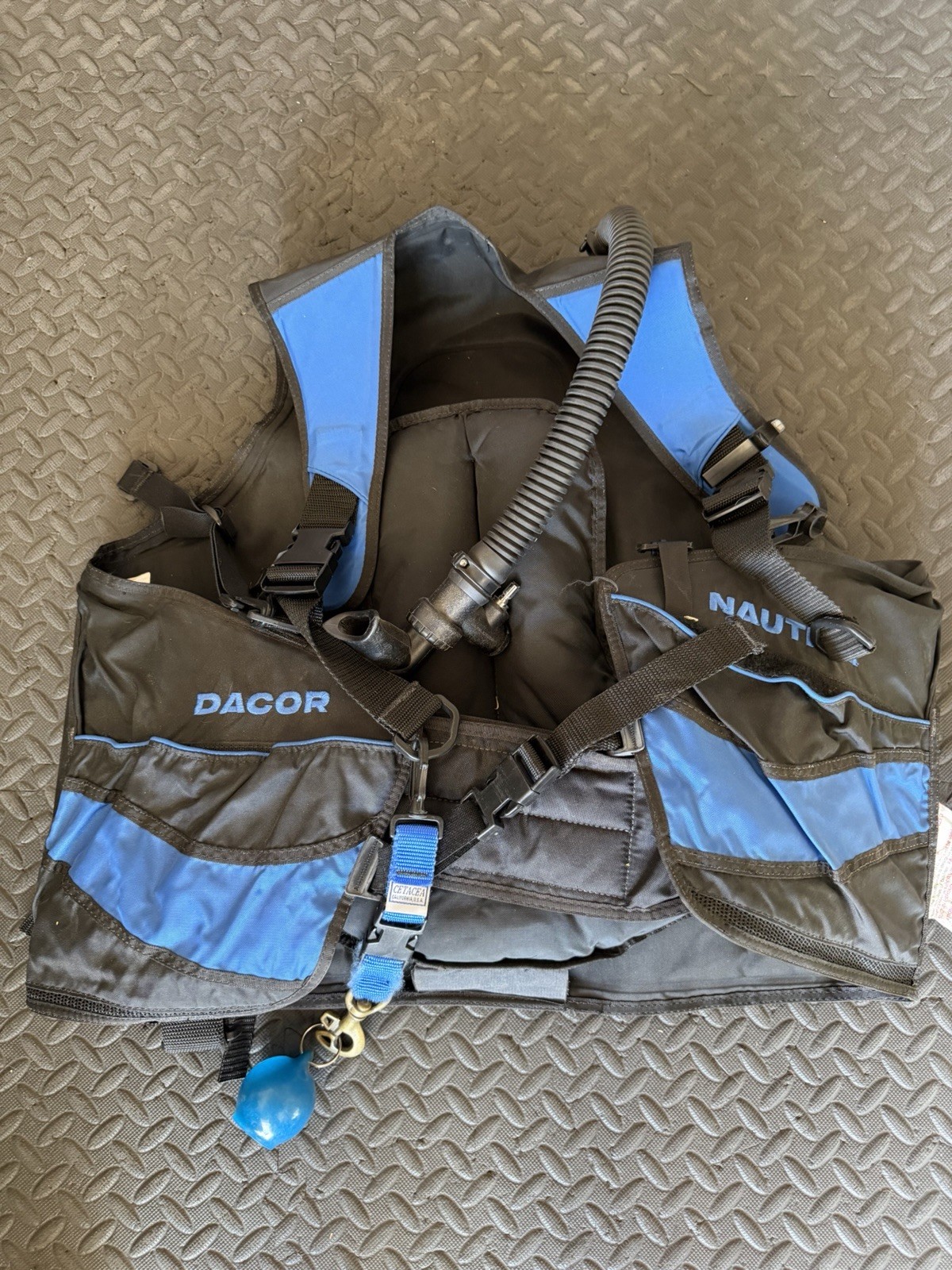 DACOR NAUTICA Scuba Diving Vest Men's Size Large, Missing Size Tag