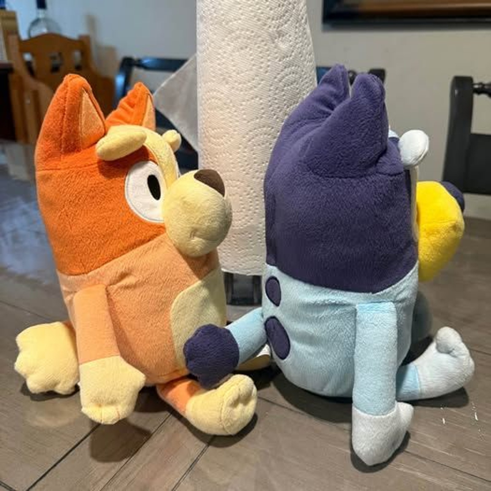 Bluey & Friends Interactive Bluey and Bingo 12” Plushies - Working Voiceboxes