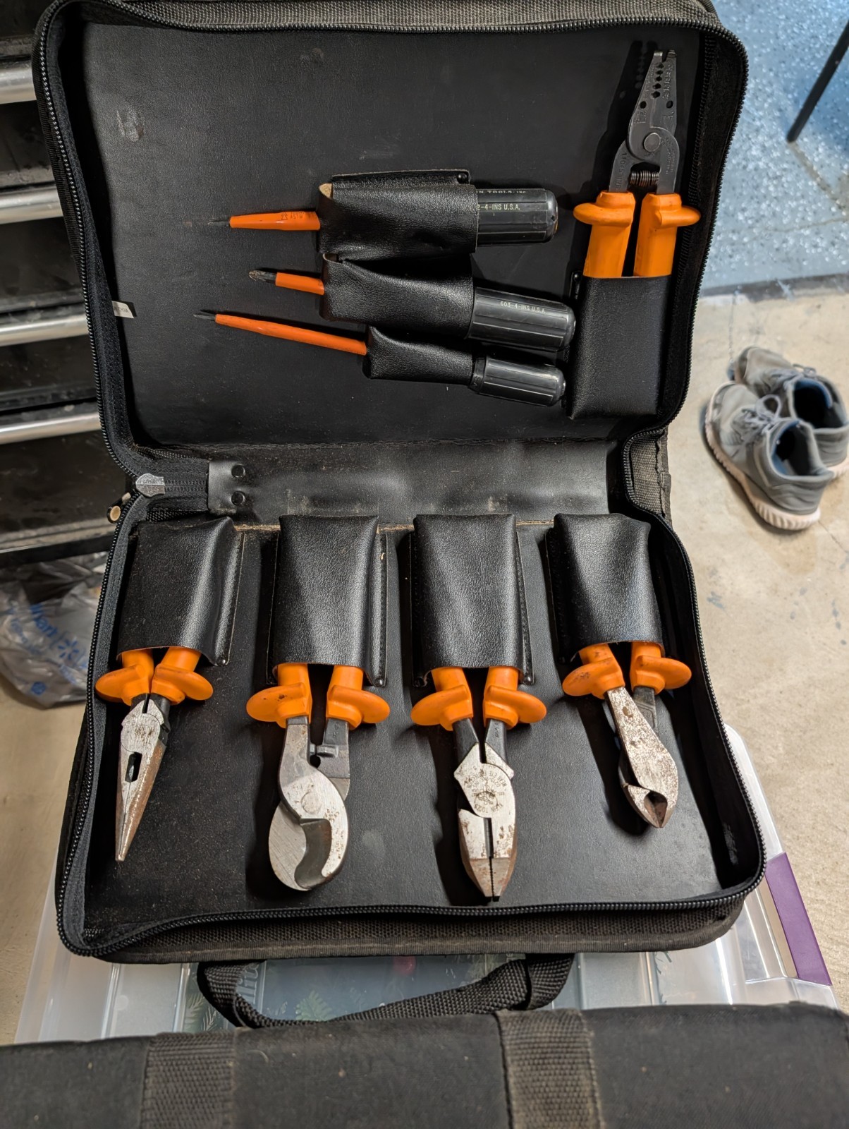 1000v Insulated Kleit Tool Set with Case