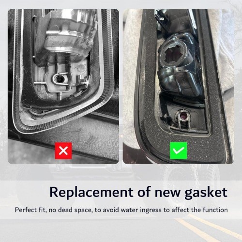 Third Brake Light Gasket, High Mount Stop Light Assembly for Leak-Proof Sealing