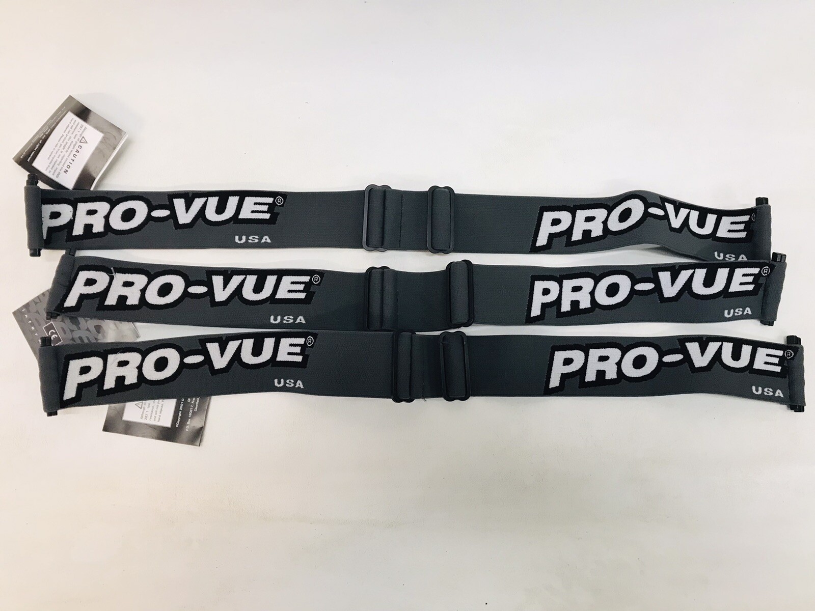 Replacement Grey Goggle Strap 42mm Wide Three Pack Scott Smith Oakley 100%