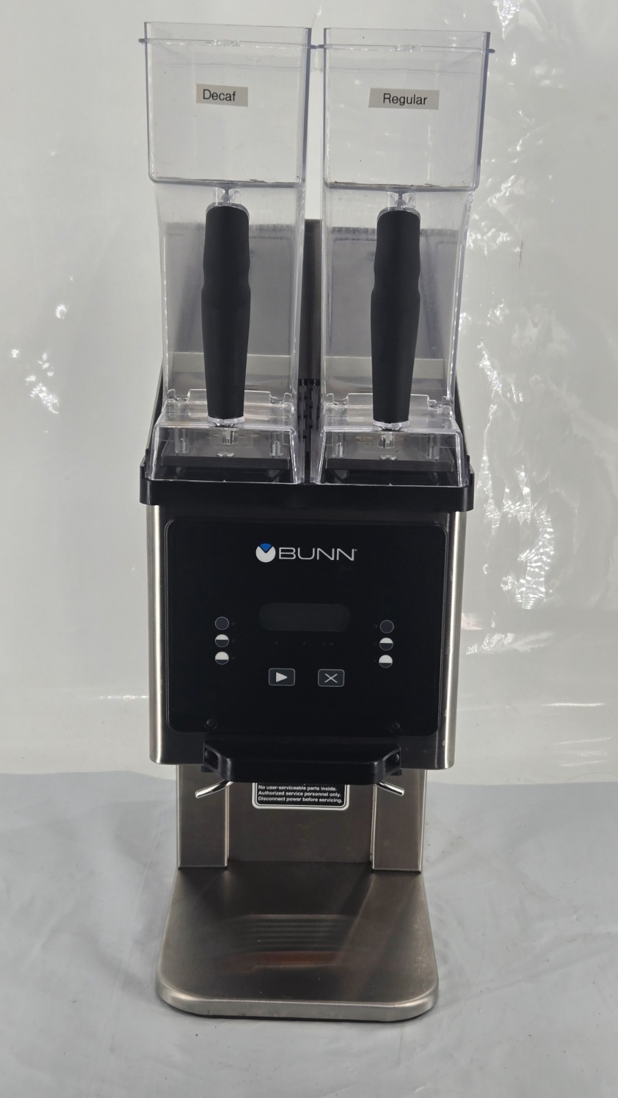BUNN Dual Multi-Hopper Grinder (MHG) 35600.0020 356000020... Missing Covers