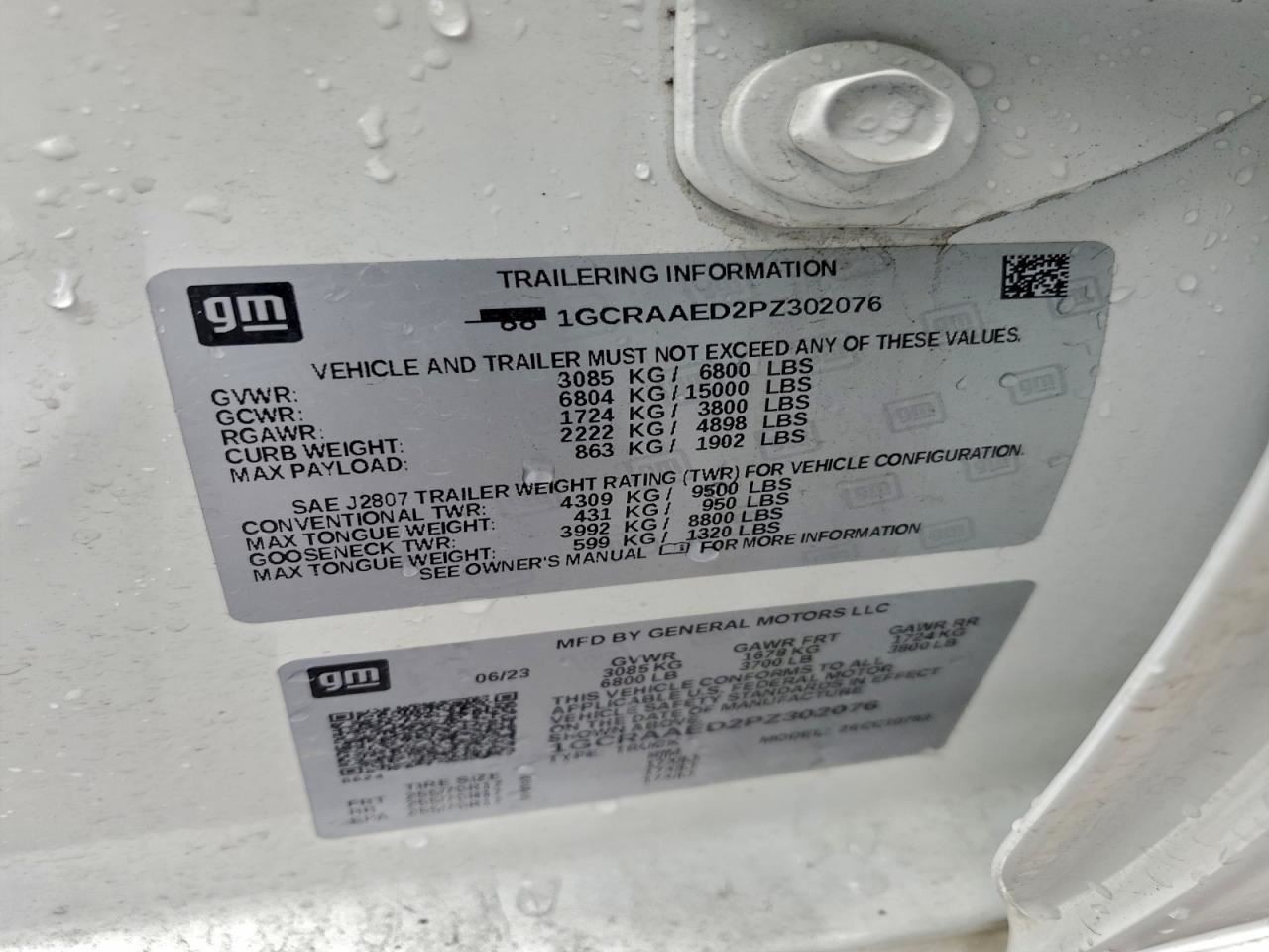 SILVRDO15 2023 Glove Box 4988980