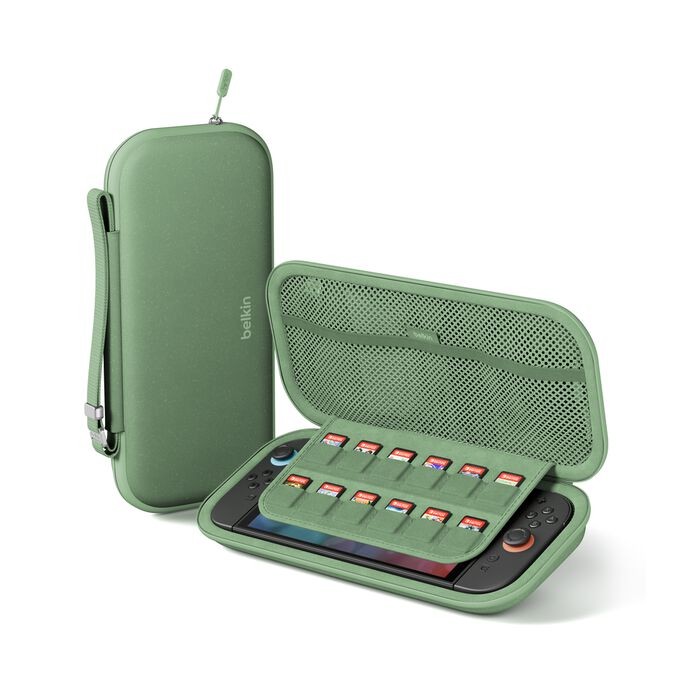 Gaming Travel Case for Nintendo Switch 2, Sage Green