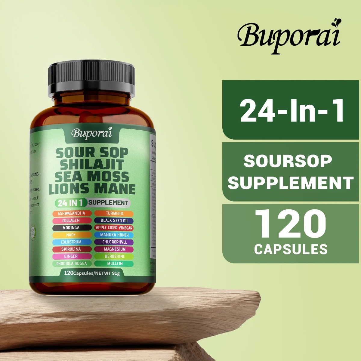 Soursop Dietary Supplement 24-in-1 | Supports Skin, Joint & Bone Health