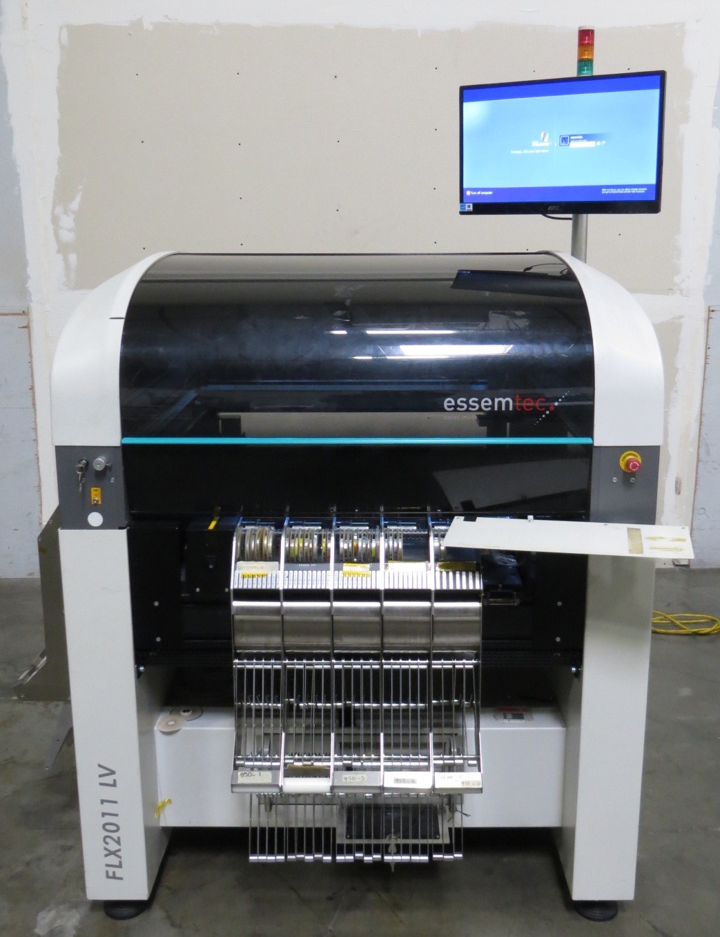 T201835 Essemtec FLX2011 LV Pick And Place Machine w/ Feeders