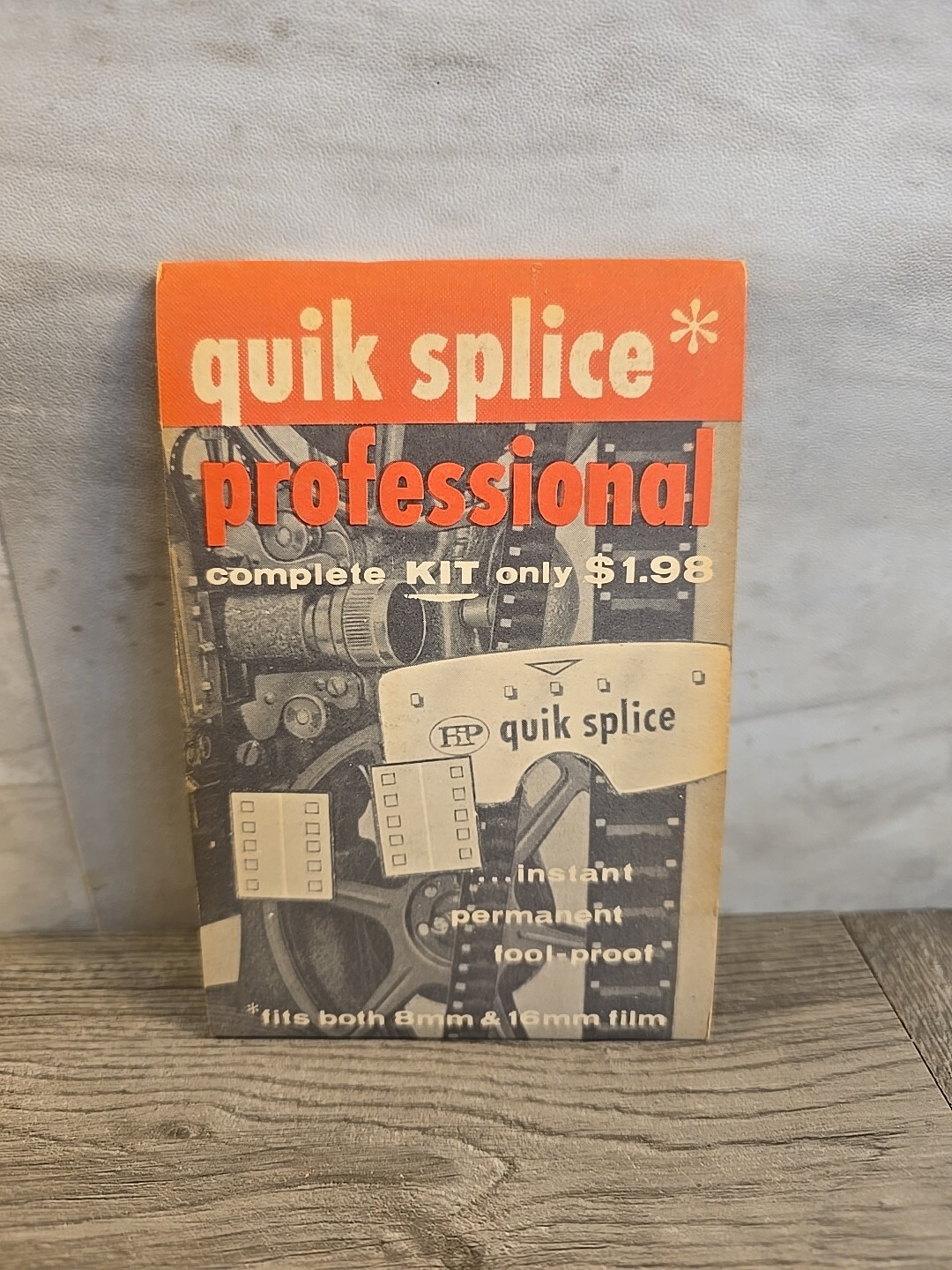 Vintage 1957 HP Quick Splice Kit 8 mm Film Hudson Photographic Industries