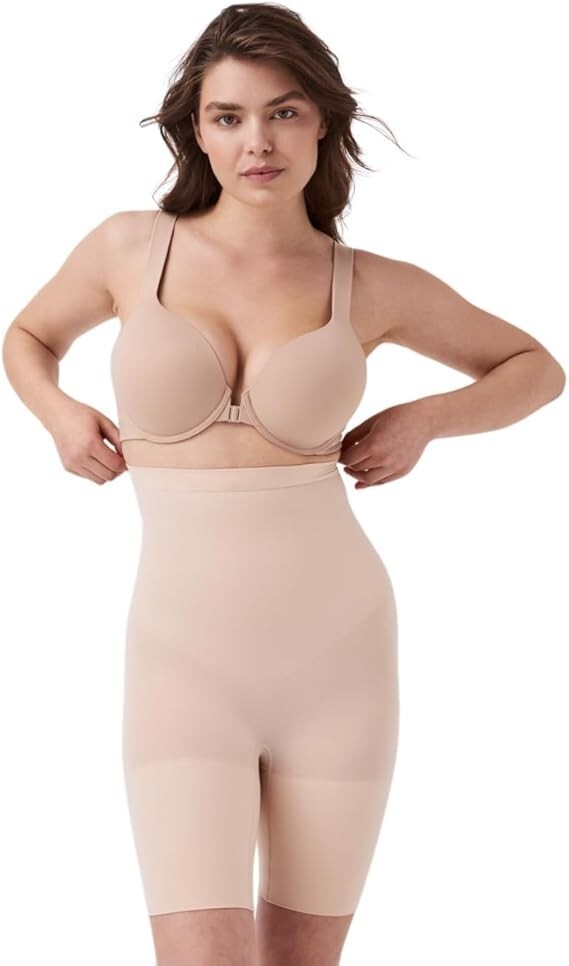 SPANX Higher Power High Waisted Short various sizes Soft Nude Seamless