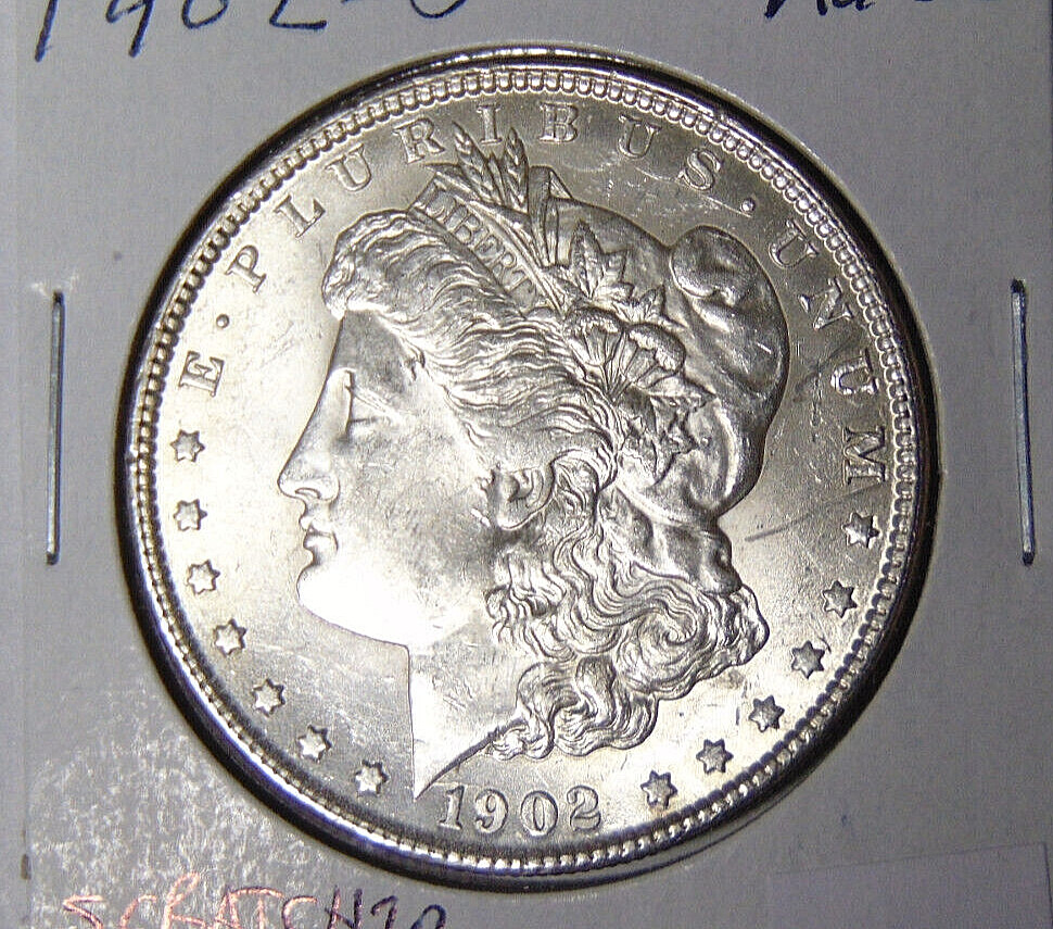 Choice AU 1902-O Morgan Silver Dollar About Uncirculated New Orleans (2.1324)