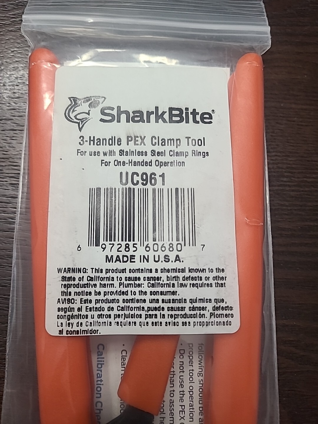 SharkBite 3-Handle PEX Clamp Tool UC961