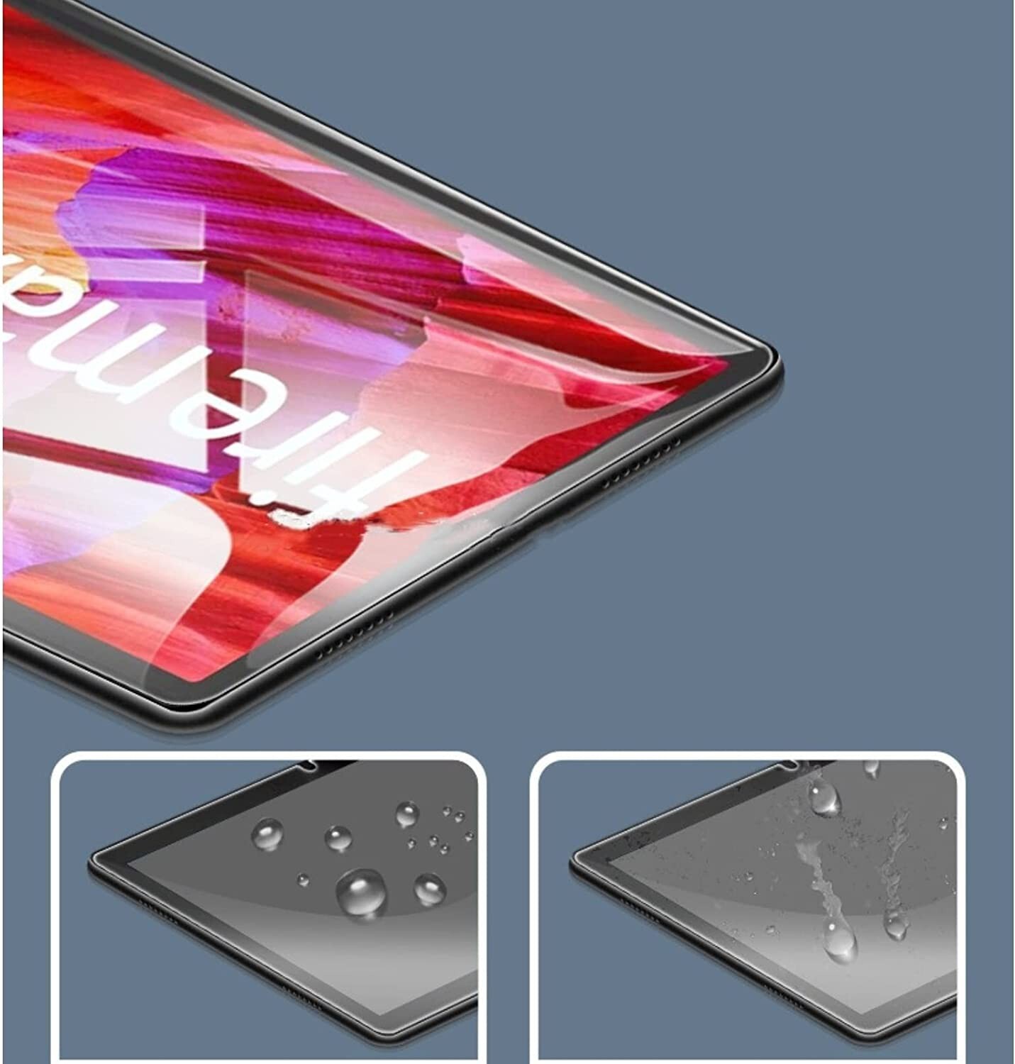 2 Pack Amazon Fire Max 11 Tempered Glass Screen Protector 9H Film Case Friendly