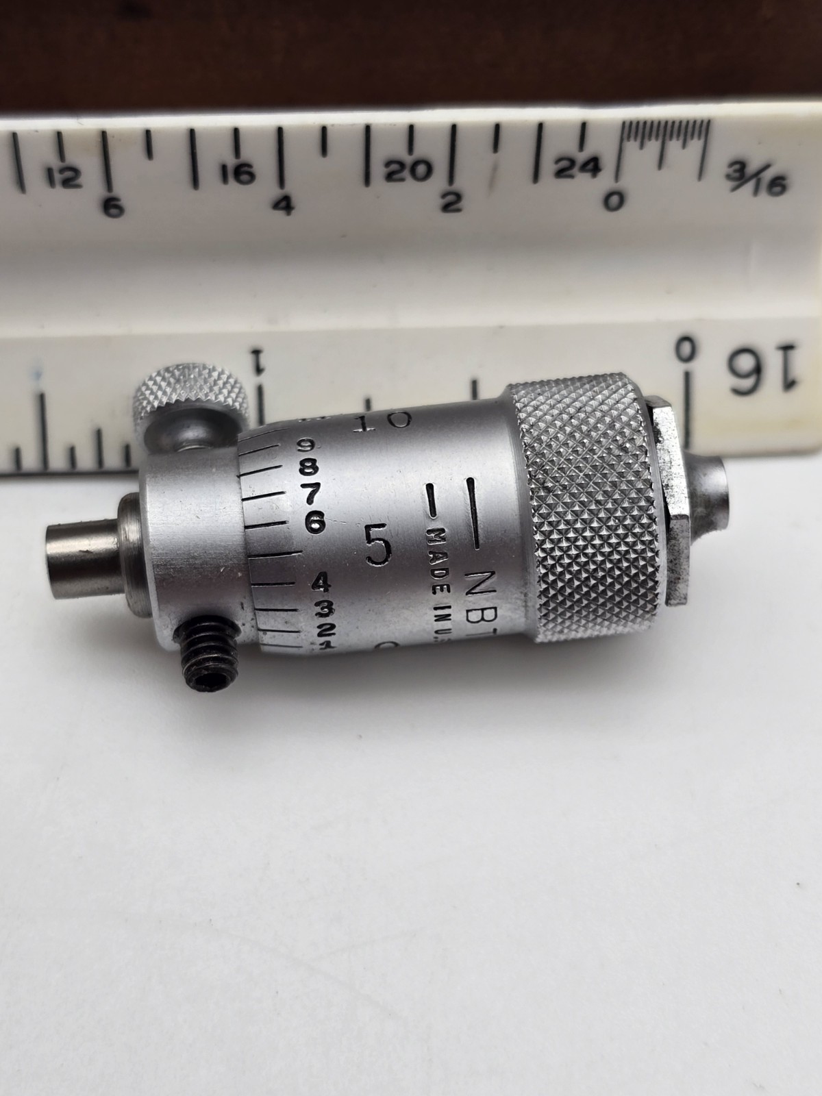 Vintage Machinist Depth Micrometer Gauge Set