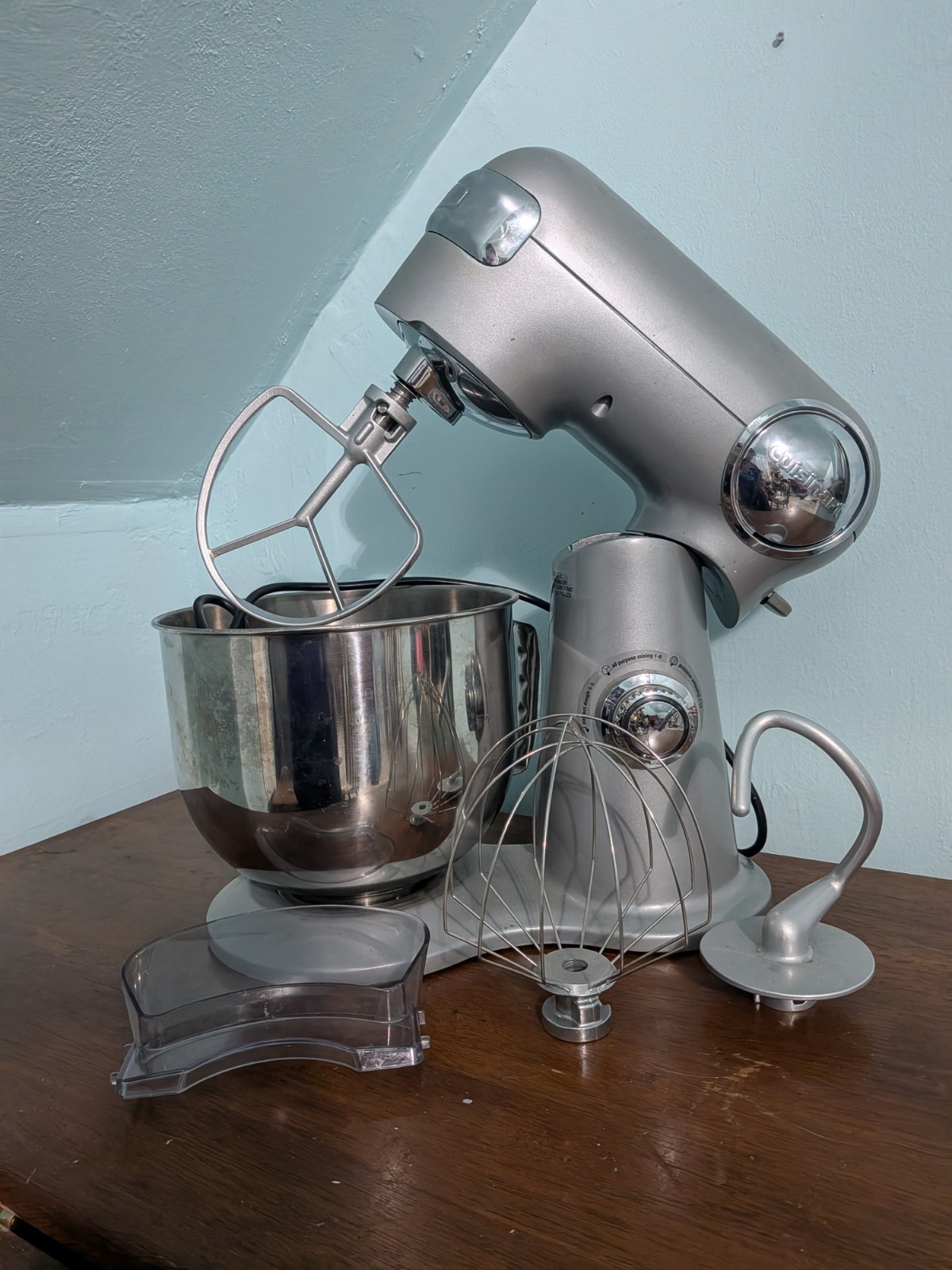 quisinart precision master 5.5qt stand mixer, used, working