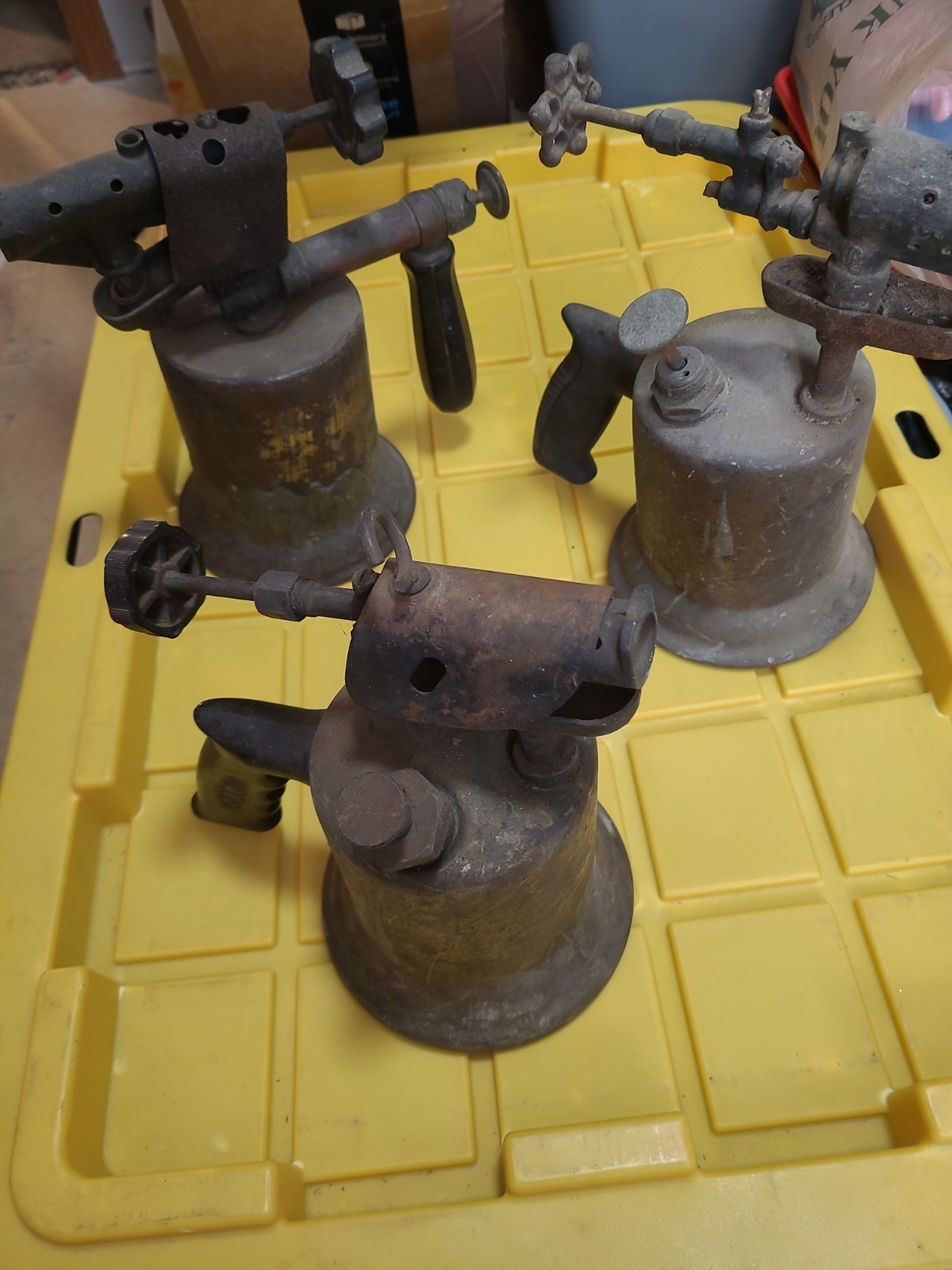 3 VINTAGE BLOW TORCH, 1 OF THEM IS A TURNER BRAND.