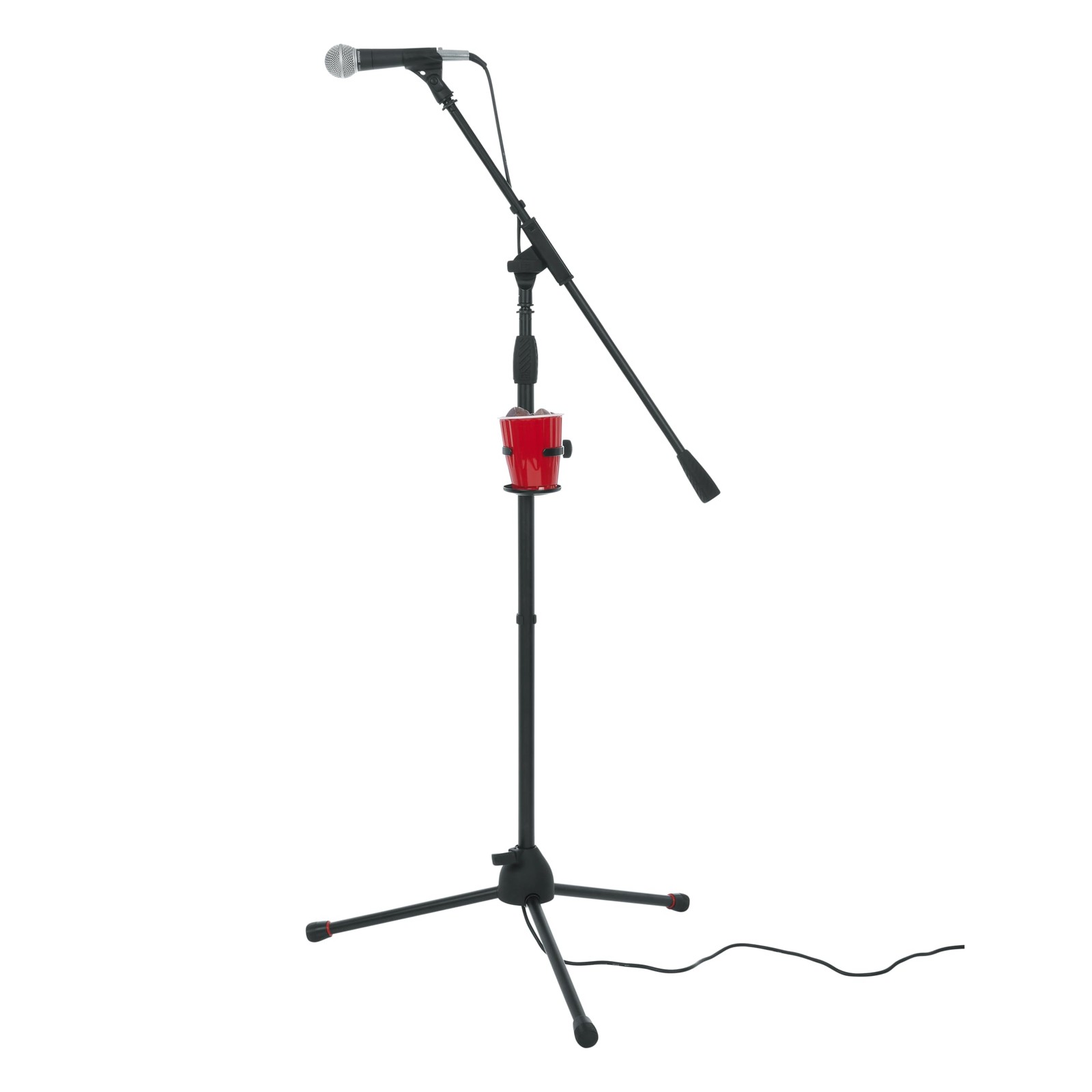 Clamp On Drink Holder for Microphone Stand Single Cup Accessory